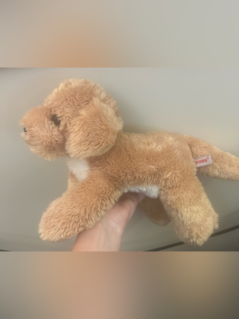 Aurora Plush Golden Retriever Puppy Dog Stuffed Animal Tan Soft Toy